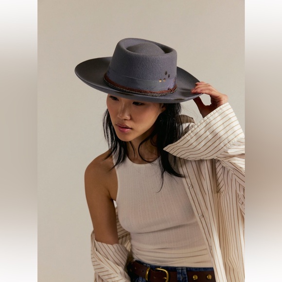 Free People Accessories - Free People Cosmic Roundtop Hat NWT Retail $90.